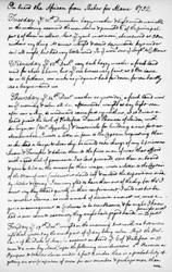 Strona z dziennika Johna Newtona, 1750-1754 1965