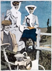 Rycina z niemieckiego magazynu Simplicissimus, 10 czerwca 1907