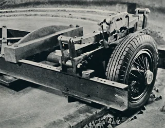 Testowana opona roadster, 1937