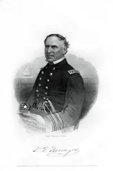 Admirał David Farragut, oficer marynarki USA w wojnie secesyjnej, 1862-1867