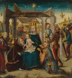 Adoracja Trzech Króli, ca. 1470-90.