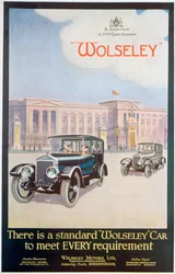 Reklama samochodów marki Wolseley, 1922