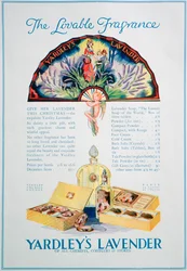 Reklama perfum i kosmetyków Yardleys Lavender, 1928