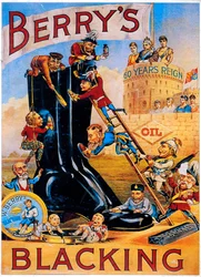 Reklama pasty do butów Berrys, 1887