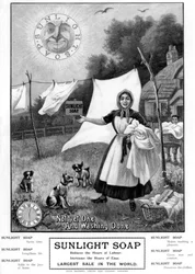 Reklama mydła słonecznego, 1902