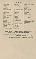 Reklama sprzedaży przez Candle w Lloyds, 1796, 1928