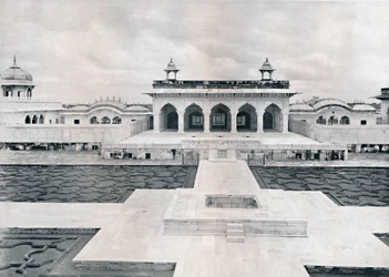 Agra. Khas Mahal i Zenana, c1910.