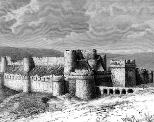 Zamek Al Karak, XIX wiek