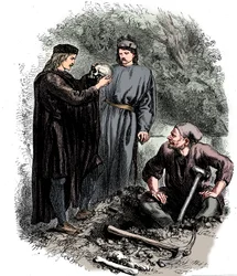 Niestety, biedny Yorick! Znałem go, Horatio, ok. 1850 r.
