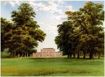 Aldby Park, Yorkshire, dom rodziny Darley, ok. 1880
