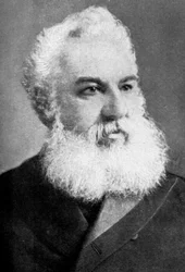 Alexander Graham Bell 1847-1922, amerykański wynalazca urodzony w Szkocji, 1926