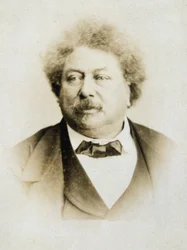 Alexandre Dumas Starszy, francuski powieściopisarz i dramaturg, c1850-1870