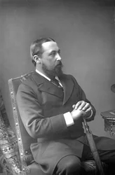 Alfred Ernest Albert, książę Edynburga 1844-1900, książę brytyjski, c1890