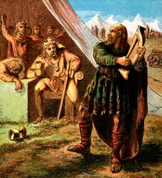 Alfred w obozie duńskim, ok. 1850