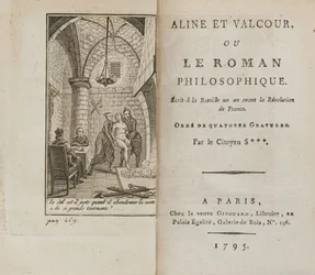 Aline i Valcour lub Filozoficzny Rzymianin markiza de Sade, 1795.