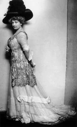 Alma Mahler, austriacka bywalczyni i kompozytorka, ok. 1908