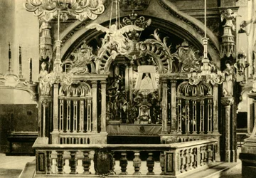 Ołtarz Marii Panny, Mariazell, Styria, Austria, c1935.