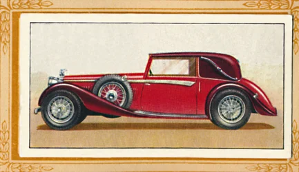 Alvis Speed 20 Coupé z opadającą głową, c1936