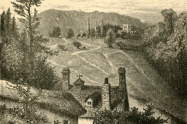 Amesbury, Patrząc na obóz Wespazjanów, 1898.