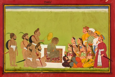 Audiencja z Romem Rishi, ca. 1700-1725.