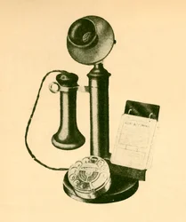 Automatyczny odbiornik telefoniczny, c1930.