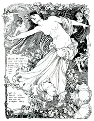 Ilustracja do Pieśni nad Pieśniami, 1899