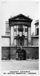 Ancient Gateway, St Barts Hospital, Londyn, ok. 1920 r.