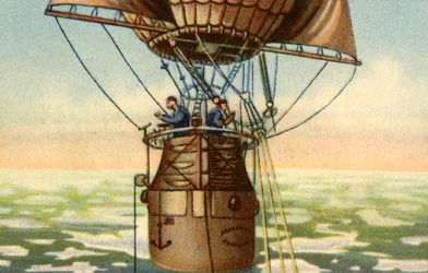 Andrées Arctic wyprawa balonem, 1897, 1932.