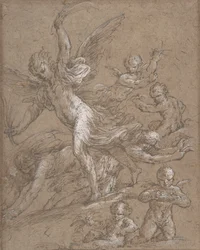 Anioły i Putti, XVII wiek.