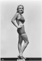Anita Page, amerykańska aktorka filmowa, ok. 1938 r.
