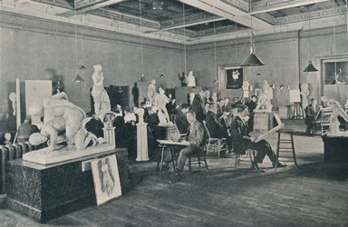 Zajęcia antyków i życia w Ontario College of Art, Toronto, c1913
