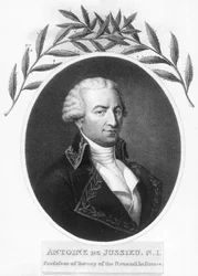 Antoine de Jussieu, XVIII-wieczny francuski botanik, 1807