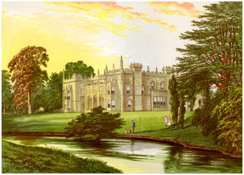 Arbury Hall, Warwickshire, dom rodziny Newdegate, ok. 1880