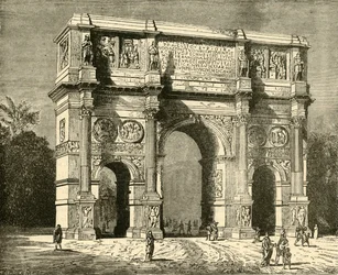 Łuk Konstantyna, 1890.