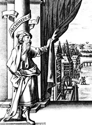 Archimedes c287-212 pne, starożytny grecki matematyk i wynalazca