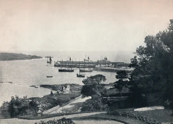 Ardglass - Widok ogólny portu, 1895