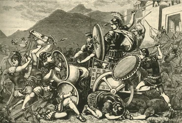 Arystomenes walczący o wyjście z Eiry, 1890.