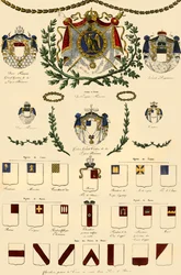 Ramiona Cesarstwa Francuskiego i szlachty cesarskiej, 1806, 1921.