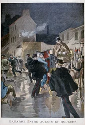 Aresztowany przez policję, Paryż, 1900