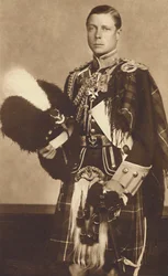 Jako naczelny pułkownik, The Seaforth Highlanders, 1937