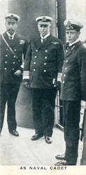Jako kadet marynarki wojennej, 1912 1937
