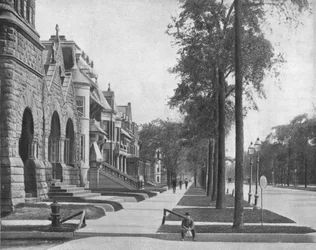 Ashland Avenue, Chicago, Illinois, USA, ok. 1900.