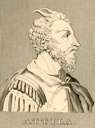 Attyla, c406-453, 1830.