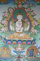 Awalokiteśwara, Budda Współczucia, Katmandu, Nepal