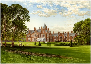 Bagshot Park, Surrey, dom księcia Connaught, ok. 1880 r.