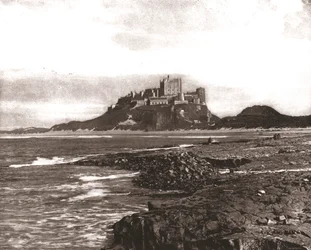 Zamek Bamburgh, Northumberland, 1894.
