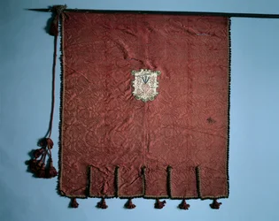 Sztandar z Medalionami Pasji Chrystusa, XVIII wiek.