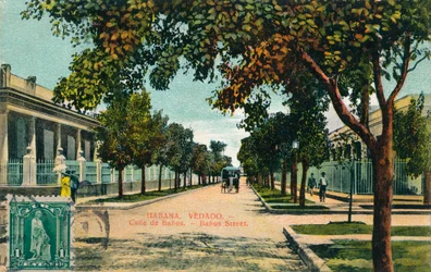 Ulica Banos, Hawana, Kuba, ok. 1910 r.