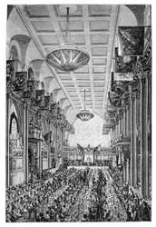 Bankiet dla królowej w Guildhall, Londyn, 1837, 1900