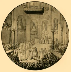 Chrzest Napoleona II, Notre Dame, Paryż, 10 czerwca 1811, 1921.